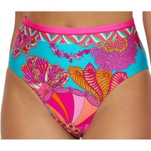 NWT Trina Turk HIgh Waist Bikini Bottom